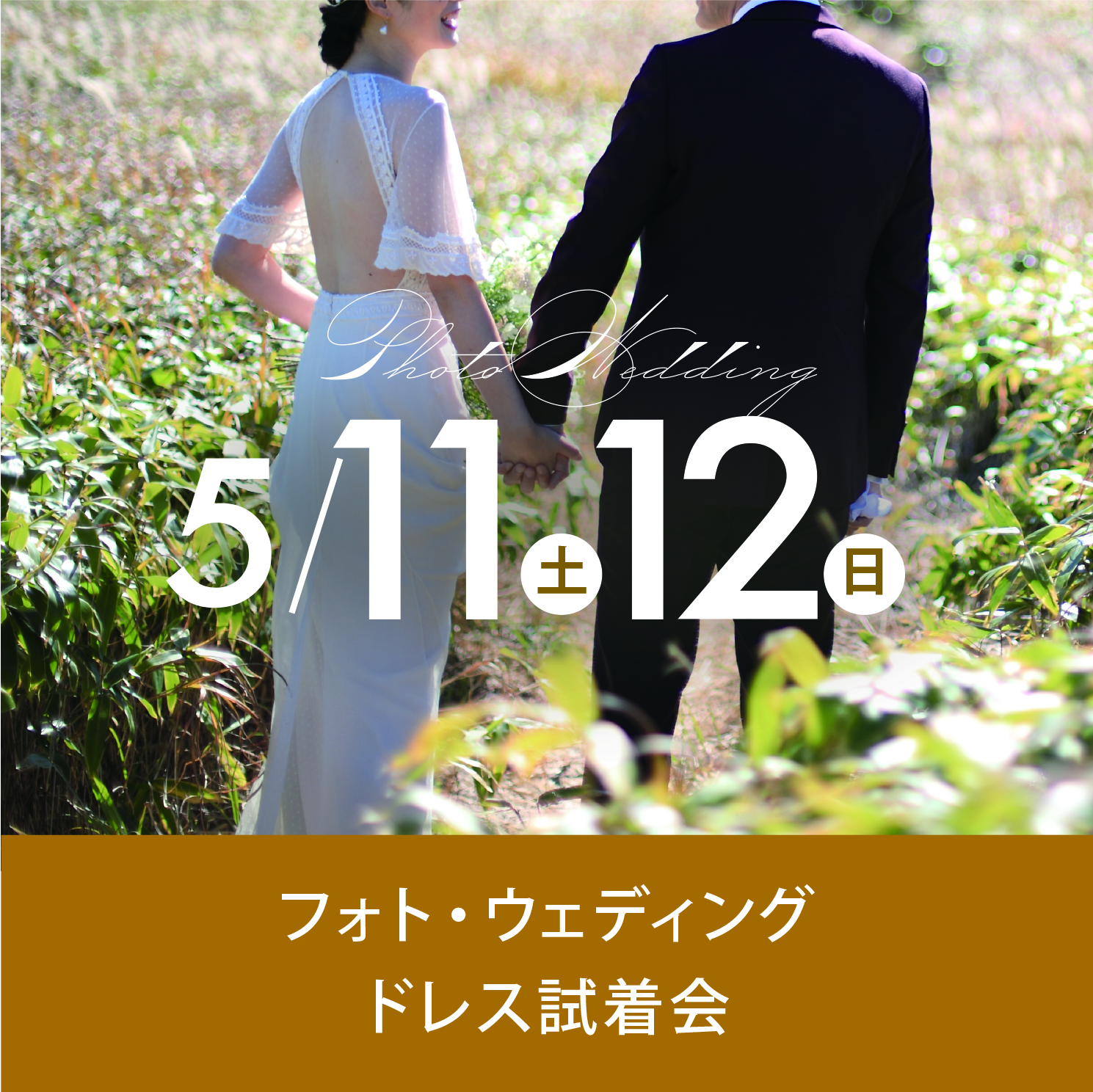 フォト・ウェディング　ドレス試着会 5/11〜5/12